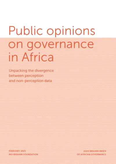 Public opinions on governance in Africa