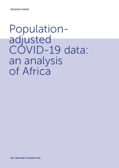 Population-adjusted COVID-19 data