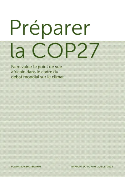 Préparer la COP27