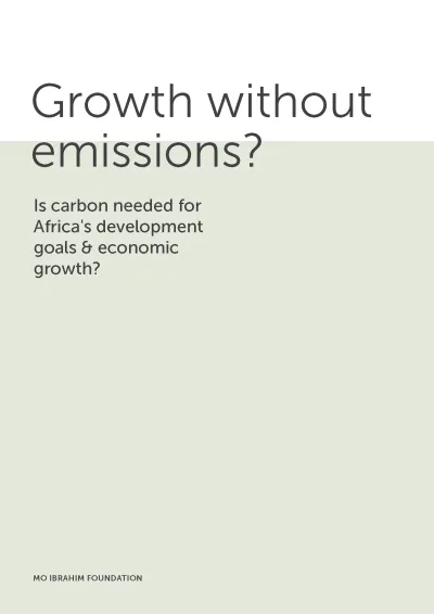 Growth without emissions?