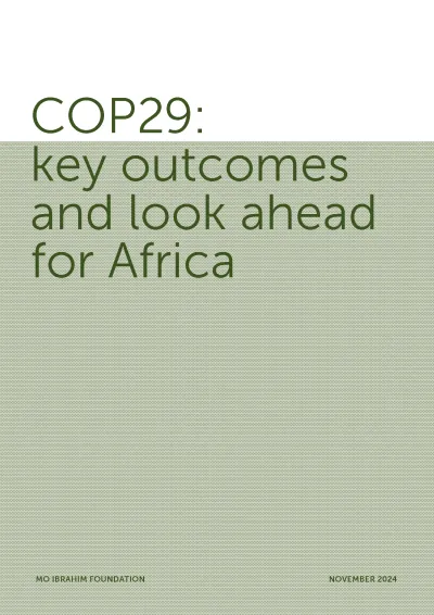 COP29: key outcomes and look ahead for Africa