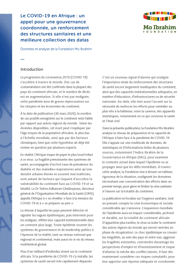 Le COVID-19 en Afrique