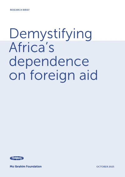 Demystifying Africa’s dependence on foreign aid