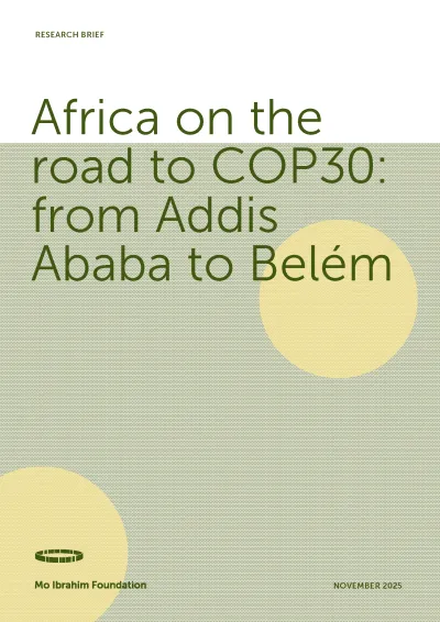 Africa on the road to COP30