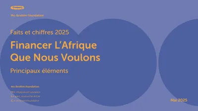 Financer L’Afrique Que Nous Voulons - principaux éléments